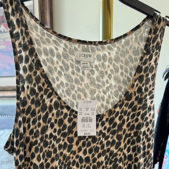 NWT- Stylish leopard print tank top dress Size xx small - Picture 2 of 5